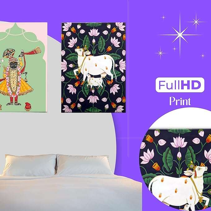 Pichwai Handmade Wall Painting - Image 6