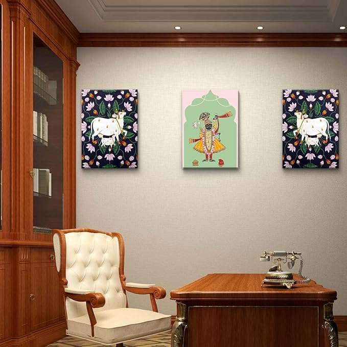 Pichwai Handmade Wall Painting - Image 2